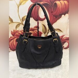 MCM Leather Shoulder Bag
